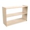 Flash Furniture Bright Beginnings Commercial Extra W 2 Shelf Wooden Classroom Open Storage Unit, Natural MK-ME088030-GG - alternate 1
